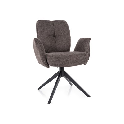 Стул SIGNAL WING Brego 40 капучино/черный, поворотный